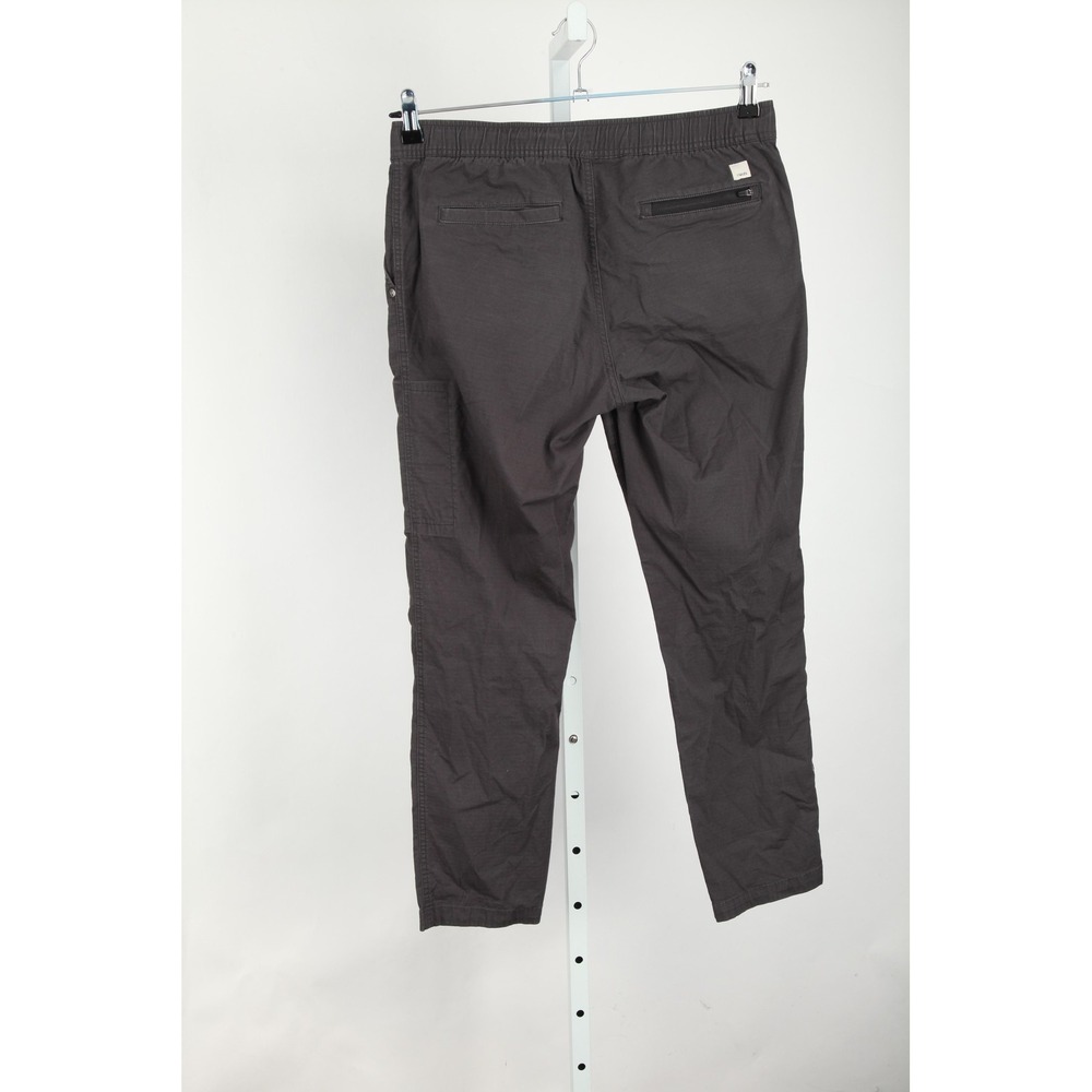 Vuori Pants Womens Medium Gray Ripstop Climber Drawstring Zip Pocket Joggers - Picture 4 of 14